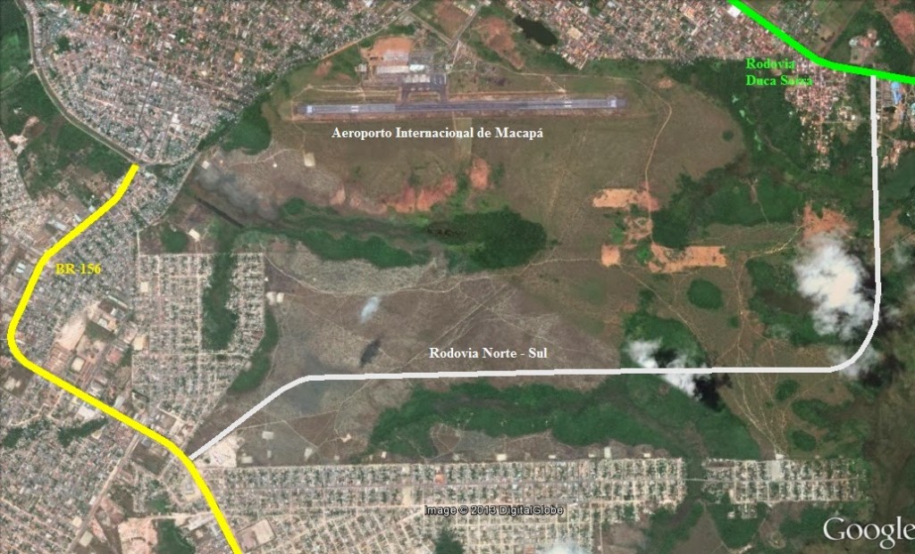 Área invadida fica na área de expansão do aeroporto de Macapá