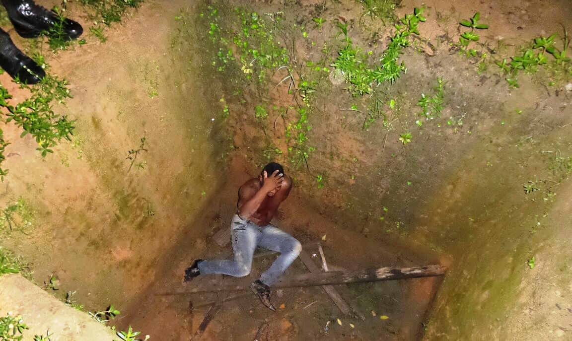Laranjal do Jarí: Tentou estuprar, caiu na fossa e foi preso