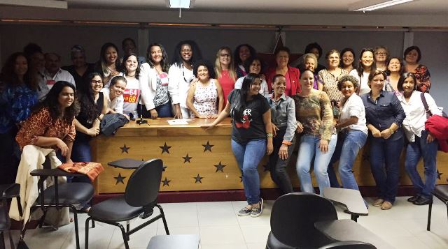 Diretório nacional reuniu mulheres candidatas a vereadoras e prefeitas. Foto: PT/Divulgação 