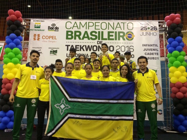 Delegação de taekwondo do AP conquista nove medalhas em Campeonato Brasileiro