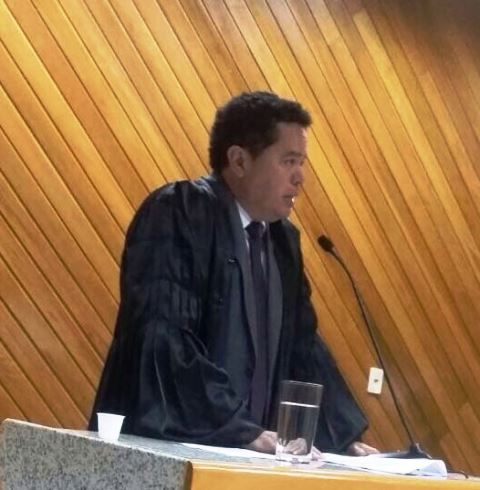 Advogado Marcos Roberto Marques fez a defesa oral durante o julgamento
