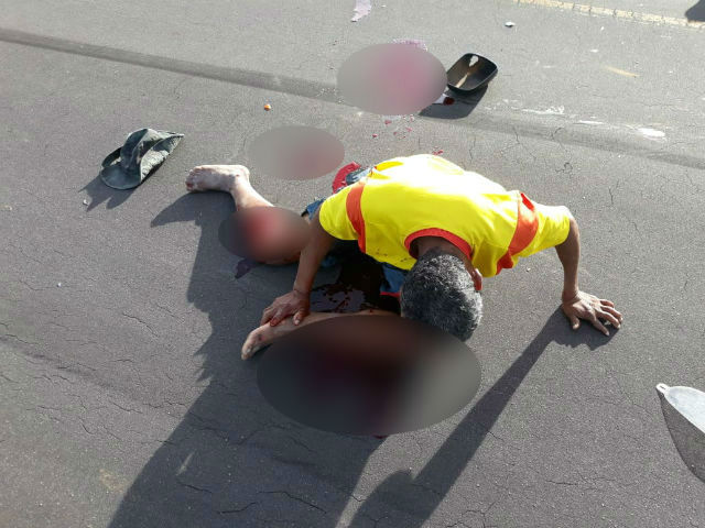 Homem morre após choque entre moto e picape
