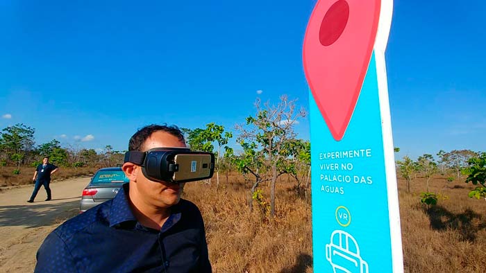 Realidade virtual mostra o Palácio das Águas a futuros moradores; construção já começou
