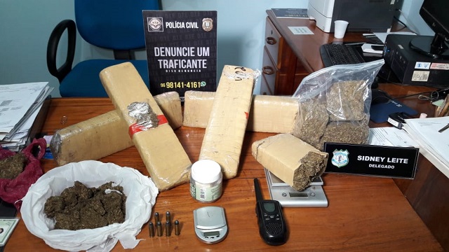 Polícia Civil descobre depósito de drogas de facção criminosa