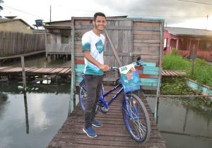 Solidariedade: Agora ele atravessará a cidade de bicicleta para estudar