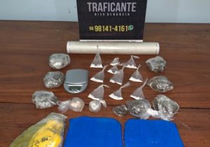 Com 1,5 kg de drogas em casa, homem no Araxá confessa ser traficante