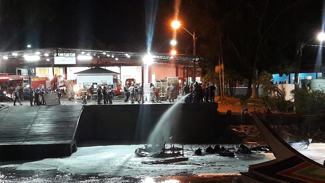 Explosão de barco deixa um morto no Igarapé da Fortaleza