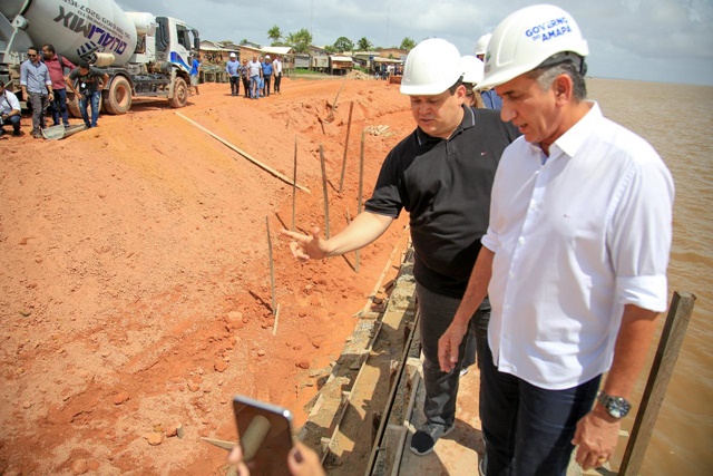 Com 70% do muro de arrimo pronto, obra no Araxá ganha R$ 19 mi para urbanização