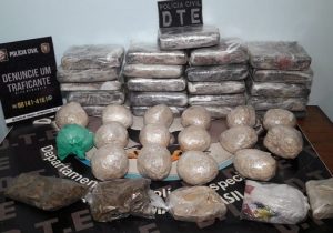 Distribuidores são pegos com 31 kg; dono da droga se preparava pra mudar de vida
