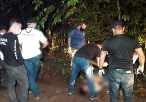 Polícia busca identificar corpo encontrado em ramal
