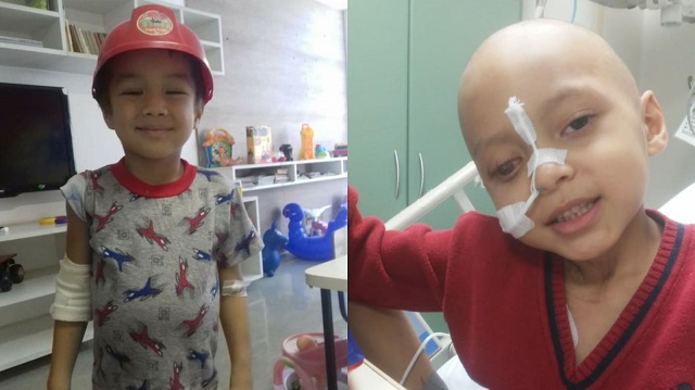 Tio e sobrinho: crianças lutam para vencer o câncer