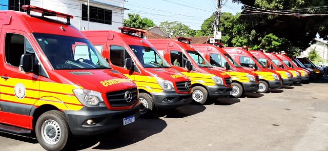 Com apenas 5 ambulâncias em todo Amapá, Bombeiros recebem nova frota