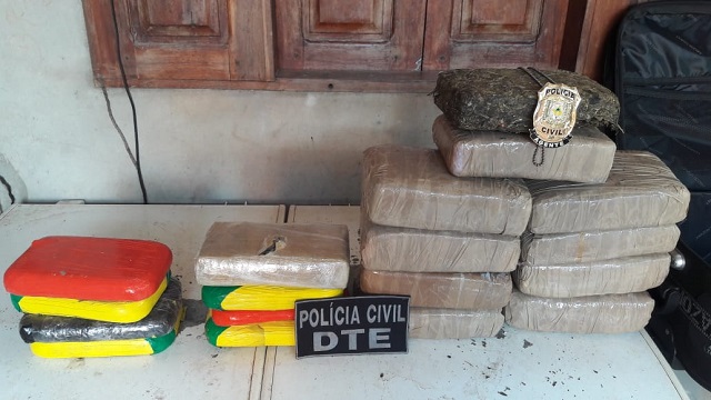 Polícia Civil impede distribuição de 18 kg; drogas valem R$ 500 mil