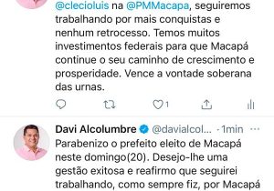 Ex-adversários de campanha, Davi e Lucas saúdam novo prefeito