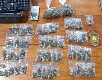 Mulher levava drogas para o interior em caixas de bombons, diz polícia
