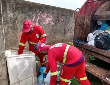 Com garis mais vulneráveis, prefeitura pede cuidado com lixo em casa de infectados