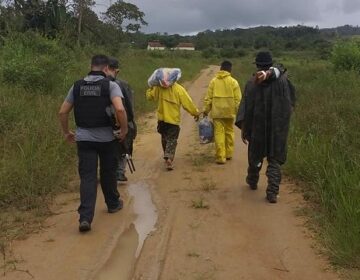 Polícia e ICMBio apreendem 131 kg de caça; 4 são presos