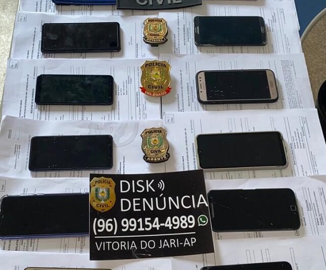 Polícia recupera e devolve celulares a vítimas