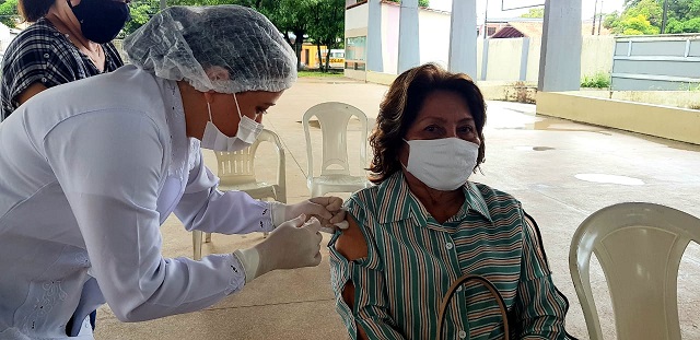 Idosos entre 75 e 79 anos podem ser vacinados na quadra da Igreja Jesus de Nazaré