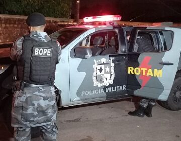 Foragido é preso durantes busca por festas de facção