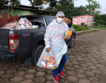 Mazagão distribui cestas básicas adquiridas com emenda de Randolfe