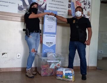 Policiais civis fazem campanha de donativos para pessoas afetadas pela pandemia