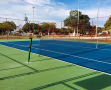 Projeto social e federados terão preferência em quadra pública de tênis