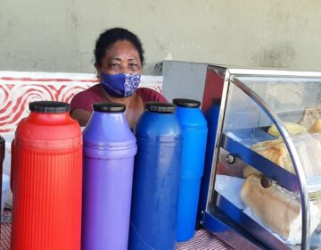 Com 12 filhos e 23 netos, vendedora de café garante: ‘sou grata’