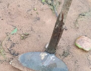 Para roubar botijão de gás, jovem golpeia vítima com enxada