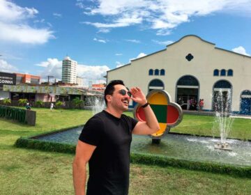 ‘Vocês são muito legais’, diz youtuber viajante que conhece Macapá