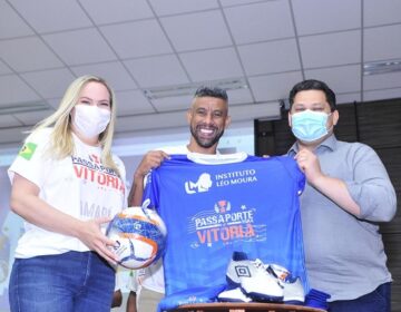 Parceria de Davi com Instituto Léo Moura traz escolinhas de futebol ao Amapá