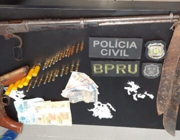 Polícia encontra drogas e armas em festa clandestina