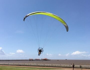 Voos radicais na orla de Macapá