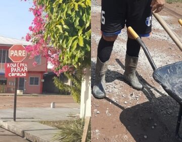 Autor de placa com palavrão promete repetir gesto se acidentes continuarem