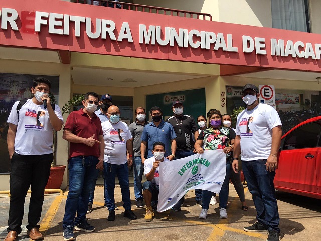 Servidores da saúde de Macapá fazem protesto contra assédio de chefes