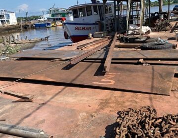 Polícia acha trilhos e chapas furtados de ferrovia avaliados em R$ 300 mil