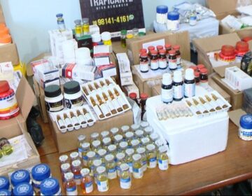 Polícia intercepta encomendas de anabolizantes vindos pelos Correios