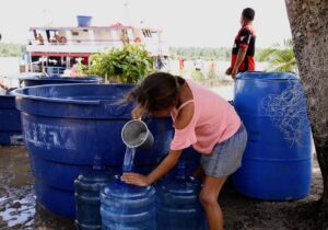 Estado envia mais 100 mil litros de água potável para o Bailique