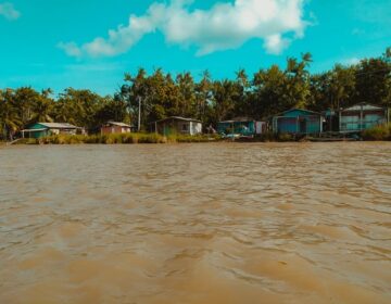 Água salgada invade o Amazonas e afeta o Bailique