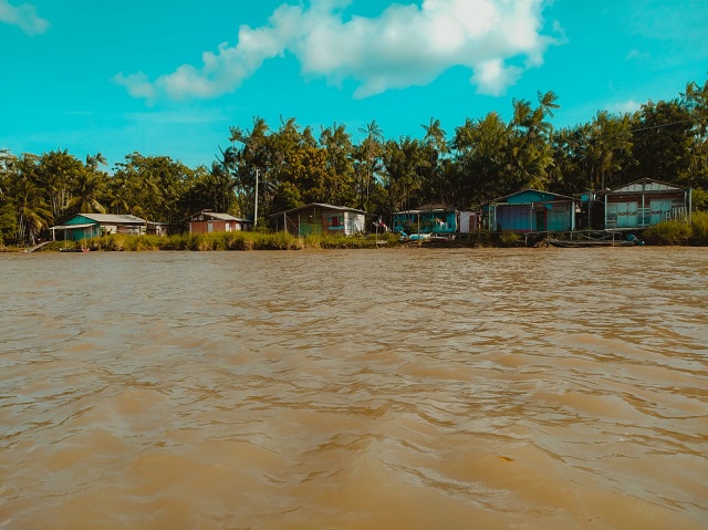 Água salgada invade o Amazonas e afeta o Bailique
