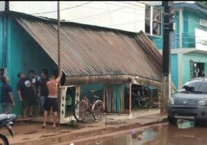 Fenômeno climático atinge casas em Vitória do Jari