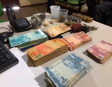 Comerciante acusado de estupro é preso com dinheiro e drogas