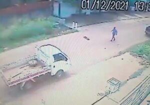 Vídeo indica quem era o motorista da picape que matou entregador