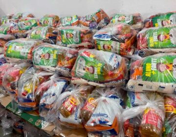 Em Tartarugalzinho, Bruno cancela festas e anuncia distribuição de cestas a 3,7 mil famílias