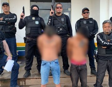 Dupla investigada por roubos a 8 comércios é presa