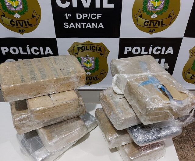 Polícia surpreende ‘mula’ e pega 10kg de maconha
