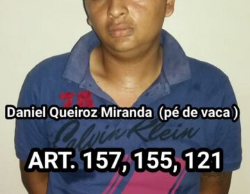 Homicida em fuga aponta arma caseira para policiais e acaba morto
