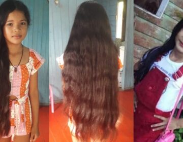 Menina que nunca cortou o cabelo vai doá-lo a Tainá: ‘ela precisa mais’