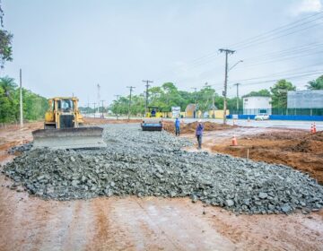 Desvio é feito na Duca Serra para construção de viaduto