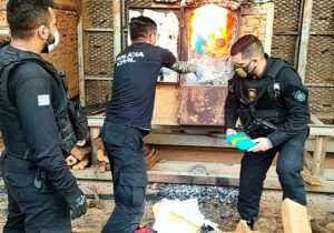 No Jari, destruição de 21 kg de drogas simboliza integração entre polícias